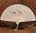 Produktbild Galy Hohl Folding Fan 24 STK. Faltfächer Klassisch Chinesischer Stil Sandelholz Handfächer Holz Fächer Für Party Hochzeit Dekor