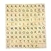 Price comparison product image Generic Wooden Freestanding Mdf Letters of Scrabble Alphabet A to Z – Black
