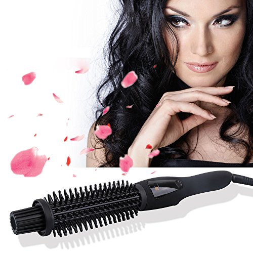 Pomelo Best Haar Lockenstab Hairstyler Curler 25mm mit EU Stecker (Schwarz)
