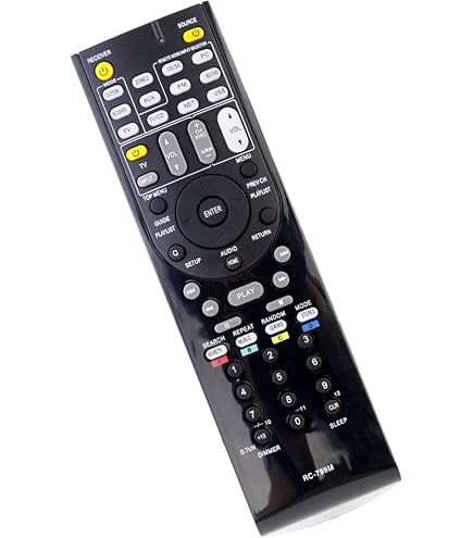 VINABTY RC-764M Télécommande remplacée Convient pour ONKYO AV Receiver HT-R580 HT-S5300 HT-S6300 HT-S7300 TX-SR508 TX-SR578 TXSR508 TXSR578 TX-SR608 HT-S5700