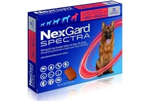 NexGard SPECTRA Chewable Tablets for Dogs 30-60 kg, 150 mg/30 mg