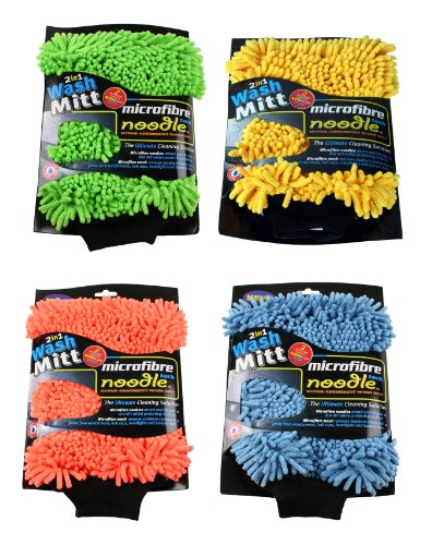 Kent Q2429 2-in-1 Microfibre Noodle Wash Mitt