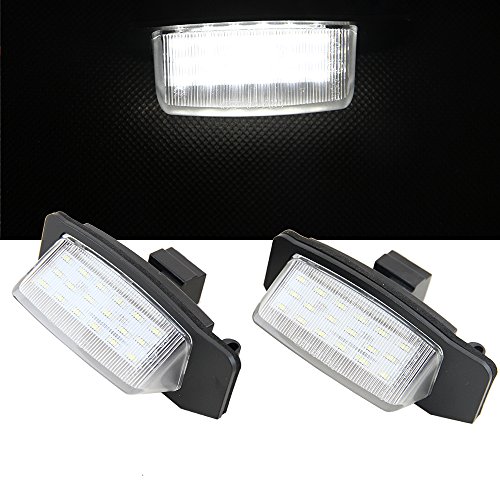 Nslumo 1 paio auto targa a LED lampada per mi-tsubishi Outlander 11/2006 - 8/2009/Outlander XL (CW) 2006 - 2012 parte auto accessori