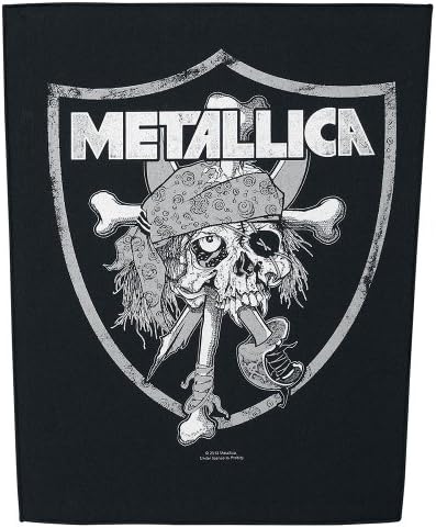 METALLICA RAIDERS SKULL 35X25CM BACKPATCH