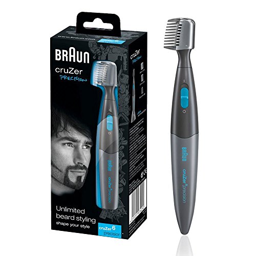 Braun Cruzer 6 Men's Precision Two-in-One Hair Trimmer and Clipper Shaver