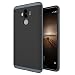 Produktbild Huawei Mate 9 Hülle, HICASER Luxus Carbon Fiber [stoßdämpfende] TPU Case + Flexible PC Bumper Frame Handytasche Schutzhülle für Huawei Mate 9 Grau