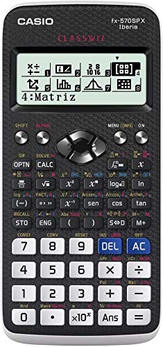 Casio FX570SPXCalculadora científica (575 funciones, 12 dígitos), color negro/blanco