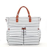 Damero Baby-Windel-Umhängetasche Windel-Tote für Mama – mit wechselnder Auflage, perfekt für Reise-, Arbeits- und Alltagsausflüge - 9