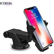 ICEBERG MAKERS.IN Quick Touch One Premium 360 Adjustable Car Mount Holder For cell phones
