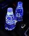 Produktbild Universal KFZ Untersetzer für Getränke Cup Halter Light Untersetzer Matte Solar-USB Power LED Auto Innen Dekoration Tasse Matte Pad für alle Cars, blau, (1, blau), acryl, blau, 2 Pcs