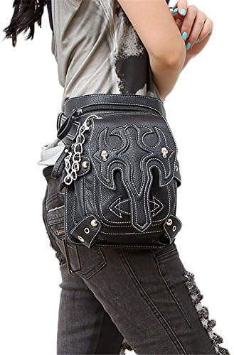 LOVEZHOU New Handbags Steampunk Retro Messenger Bag Men and Women Pockets