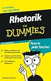 Cover zum Buch Rhetorik für Dummies Das Pocketbuch