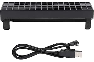 EWBOB Hakeeta Ventilateur de Refroidissement pour PS4,Ventilateur de contrôle de température pour PS4,Ventilateur Externe USB avec 3 Ports,Faible Bruit,pour l'hôte Slim