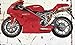 Produktbild Ducati 999S 2003 Aged Vintage Photo Poster Print A4