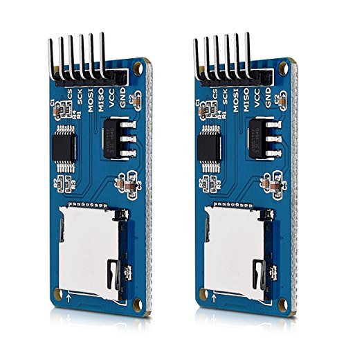 kwmobile 2 M  dulos de Tarjeta Micro SD para Arduino y Otros microcontroladores - M  dulo Lector microSD para Circuito Arduino Raspberry Pi