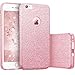 Produktbild Funkeln iPhone 6 6S 4.7 Hülle JINCHANGWU TPU + PC Schutzhülle Glitzer Case Ultra Dünn Stoßfest Anti-Kratz Protektor Haut für iPhone 6 6S 4.7 Rosygold