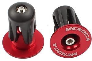 Azarxis Bouchons d'Extrémité de Poignées de Vélo 2 Pièces Embouts de Guidon 23,3 mm 23,5 mm 26 mm Accessoire pour Vélo de Route Montagne VTT