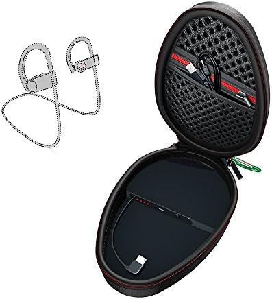 Vobon Bluetooth Headphones Charging Case, 1200mAh Portable Rechargeable Wireless In-Ear Headphones Protective Charging Battery Power Storage Bag Travel Carrying Case for Earbud, Earpiece, Earphones