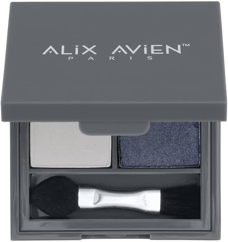 ALIX AVIEN Göz Farı - Duo Eyeshadow 202 Blue Gray & Pearly Navy 3 g