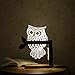 Produktbild 3D LED Tischlampe, Kreative Leselampe Nachtlicht Nacht Licht Nachtlichter Schlummerleuchten Visual Schreibtischlampe Einstellbar Spielzeug Geschenke Gift mit EU Plug (Owl)