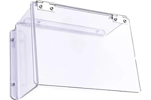 Gettimore Copertura antipioggia per serratura elettrica, serratura meccanica elettronica, copertura protettiva impermeabile in acrilico 15011063 mm trasparente (destra)