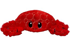 Bite Force Juguete de Peluche Resistente para Perros Deep Sea - Fabricado con Kevlar, múltiples Capas con Costuras reforzadas y un chirriador. Ideal para Grandes masticadores (Cangrejo)