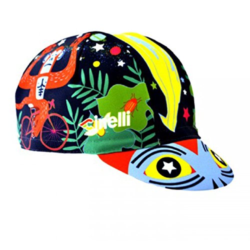 Cinelli Cap Vintage Fahrrad Rider Mützen Kappen Fixie Retro Rennrad Fahrer, RiderCaps, Stil Jungle Zen