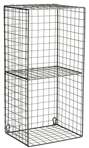 CHICCIE Industrie Draht Regal - 47 x 23 x 18cm - Wandregal Ablage Industriestil Look