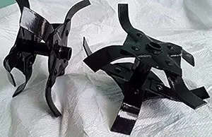 D.R Trading Tiller Blade Set (L+R) for All Type Tiller Attachment (Brush Cutter) -Type Rotor ( 83580-55766)