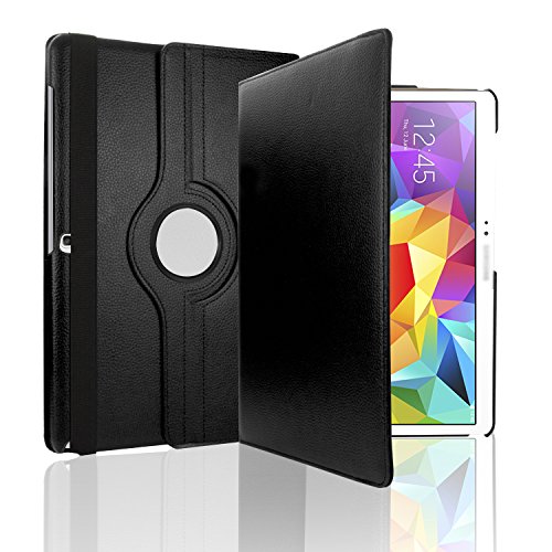SAVFY® Samsung Galaxy Tab S 10.5 Hülle Ultra Slim 360 Grad Drehung Kunstleder Schutzhülle mit Auto Sleep / Wake up Funktion für Samsung Galaxy Tab S 10.5 Zoll T800 T805 - 2