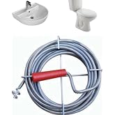 Jouis Gider A&ccedil;ma Aparatı 3 Metre Spirali Tıkanıklık A&ccedil;ma Makinesi Mutfak Banyo Drenaj Duş Tuvalet Kanalizasyon