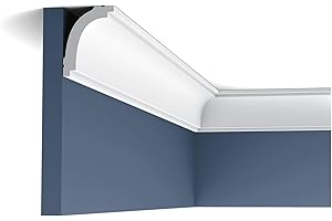 Moldura Cornisa Perfil de estuco Orac Decor CB523 BASIXX Elemento decorativo de pared y techo 2 m