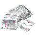 MIILYE Lint Free Under Eye Gel Pads with Smooth Front Side and Collagen Back Side Patches For Pro Salon and Individual Eyelash Extension, Facials (Pack of 50 Pairs)