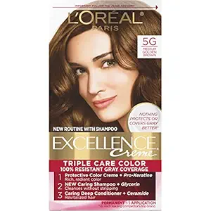 LOreal Paris Excellence Crome, Medium Golden Brown 5G