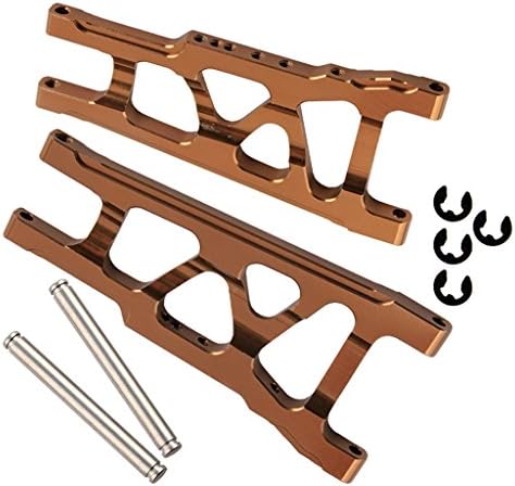 Yiguo 2pcs Aluminum Front / Rear Lower Suspension Arm SLA007 for 1:10 Traxxas Slash 4x4 RC Car Upgrade Parts Titanium