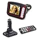 Produktbild Omiky® 2017 Art und Weise 1,8-Zoll-LCD-drahtloser Auto-Auto FM Transmitter MP3 MP4 Musik-Player USB-Sd MMC Fern