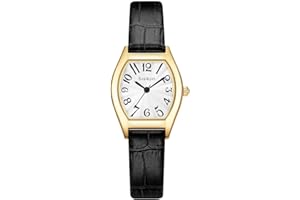 Szaikyri Cuadrada Reloj para Mujeres con Números Arabes Fáciles de Leer Reloj de Dama Reloj Rectangular Mujer