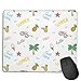 Produktbild Urlaubsreise Sommer Symbole Mauspads, rutschfeste Mausmatte, abwaschbares, vernähtes Mousepad für Gaming, Computer, Laptop, 25x30cm