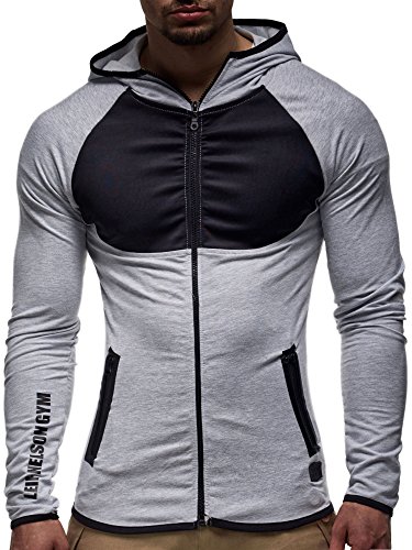 LEIF NELSON GYM Herren Sweatjacke LN07229 - 2