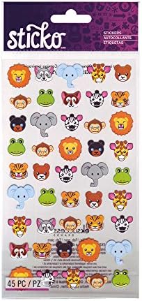 Stickopotamus Stickers Zoo Faces
