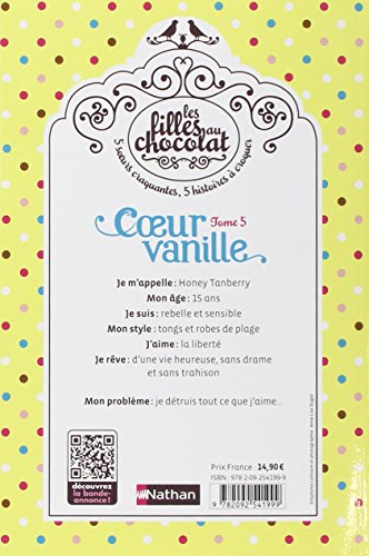 Book's Cover of Les filles au chocolat : Cœur Vanille (5)