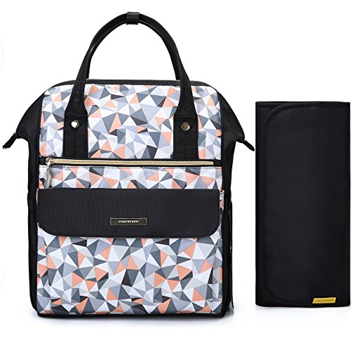 Preisvergleich Produktbild MOMMORE Wickeltasche mit Wickelunterlage Wickelrucksack Multifunktionale Mama Handtasche