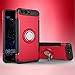 Produktbild YAJIE-Phone Hülle Cover Für Huawei P10 Plus Rüstung Dual Layer 2 In 1 Heavy Duty Shockproof Schutzhülle Mit 360 Grad Drehen Fingerring Halter Und Magnet Auto Halter Fall ( Color : Red )