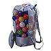 Produktbild Storage Bag FORH Baby Strand Tragbare Kinder Spielzeug Organizer Bathroom Aufbewahrungstasche Outdoor Travel Beach Shell Sandsack Carry Case Mesh Drawstring Rucksack Bag (Grau)