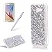 Produktbild Girlyard Silikon Glitzer Hülle für Samsung A5 (2017) A520F, Luxus Variable Farbe Pailletten Muster Shinning Case Weiche TPU Bling Backcover Ultra Dünn Flexibel Rubber Etui und Anti Rutsch Kratzfeste Schutzhülle für Samsung Galaxy A5 2017 - Silber