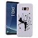 Produktbild SMART LEGEND Samsung Galaxy S8 Weiche Silikon Hülle Bumper Schutzhülle Transparent Hülle mit Schwarzer Engel Muster Handyhülle Crystal Kirstall Clear Etui Ultra Slim Design Glatt Durchsichtig Weich TPU Handy Tasche Soft Case Silicon Backcover Flexible Dünne zurück Fall Schale