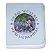 CafePress We're All Mad Here baby blanket - Standard Sky Blue