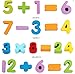YIXIN Set of 2 Wooden Shape Sorter 26-Alphabet and Counting Number with English Letter Sorting Toy with Tray for Early Mathematics Learning for 3 Years Old
