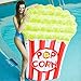 Produktbild Aufblasbar Popcorn Schwimmbad schweben Liege Riese Karikatur schwimmende Reihe Wasser schwimmende Liege Sommer Outdoor Party Beach Raft Spielzeug für Kinder und Erwachsene 180 * 115 * 25 cm