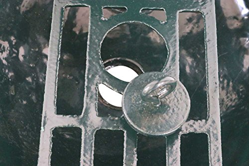 Standbrunnen 73cm Alu grün Brunnen Waschbecken Zapfsäule Antik-Stil - 4